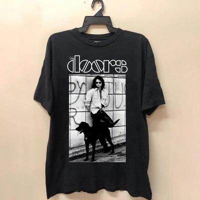 The Doors Джим Моррисон Подарок для фанатов Классическая унисекс футболка с коротким рукавом S-5XL Унисекс футболка