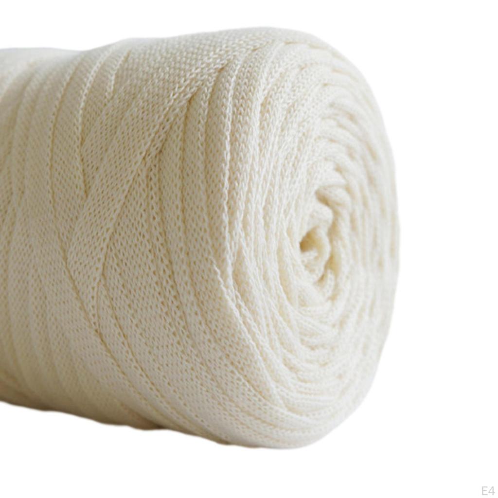 Трикотажная пряжа спагетти декор вязание крючком ткань толстая ткань для подушки кровать для питомца