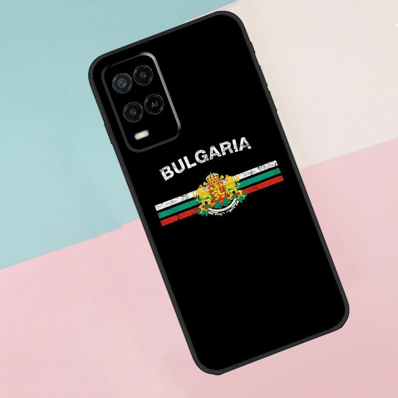 Чехол для телефона Oppo A17 A77 A60 A74 A94 A54 A18 A38 A58 A78 A98 A40 A80 A16 A76 A96 A15 A57S с изображением флага Болгарии, карты