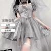 Halloween Ghost Bride Costume Gothic Cosplay Outfit Set Themed Parties