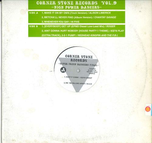 12-дюймовая пластинка VARIOUS - Corner Stone Records Vol.8 Super Fr TYR8852 COENER STONE Неизвестная Танцевальная и Электронная Б/У
