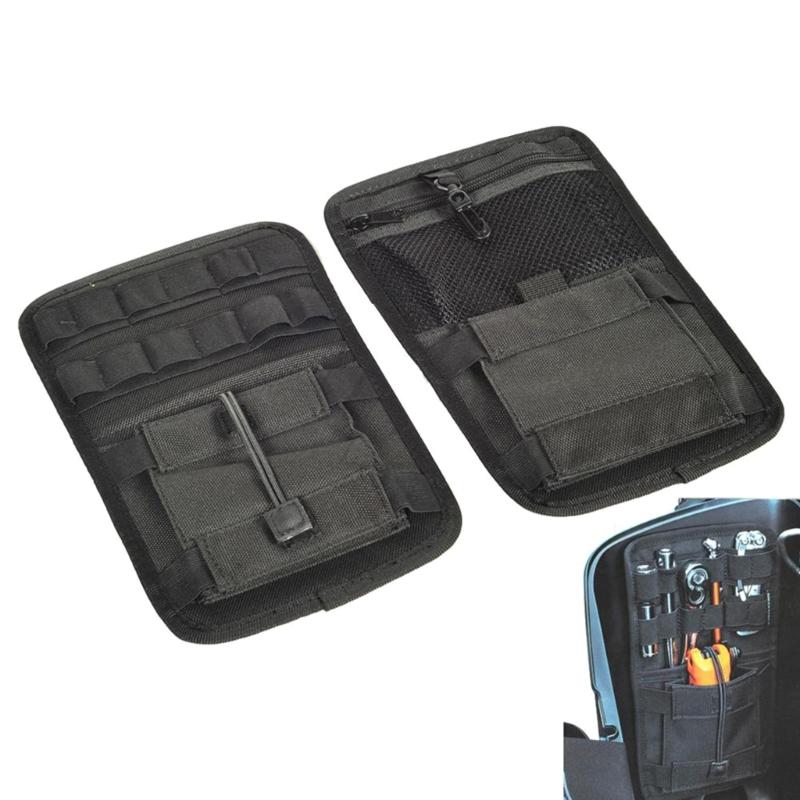 Motorcycle Side Box Storage Bag Nylon Tool Bag for Motorcycle Side Boxes Organize & Protect Your Tools