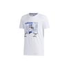 Neo Essential Printed Sports Crew Neck T-Shirt Men Tops White FP7379
