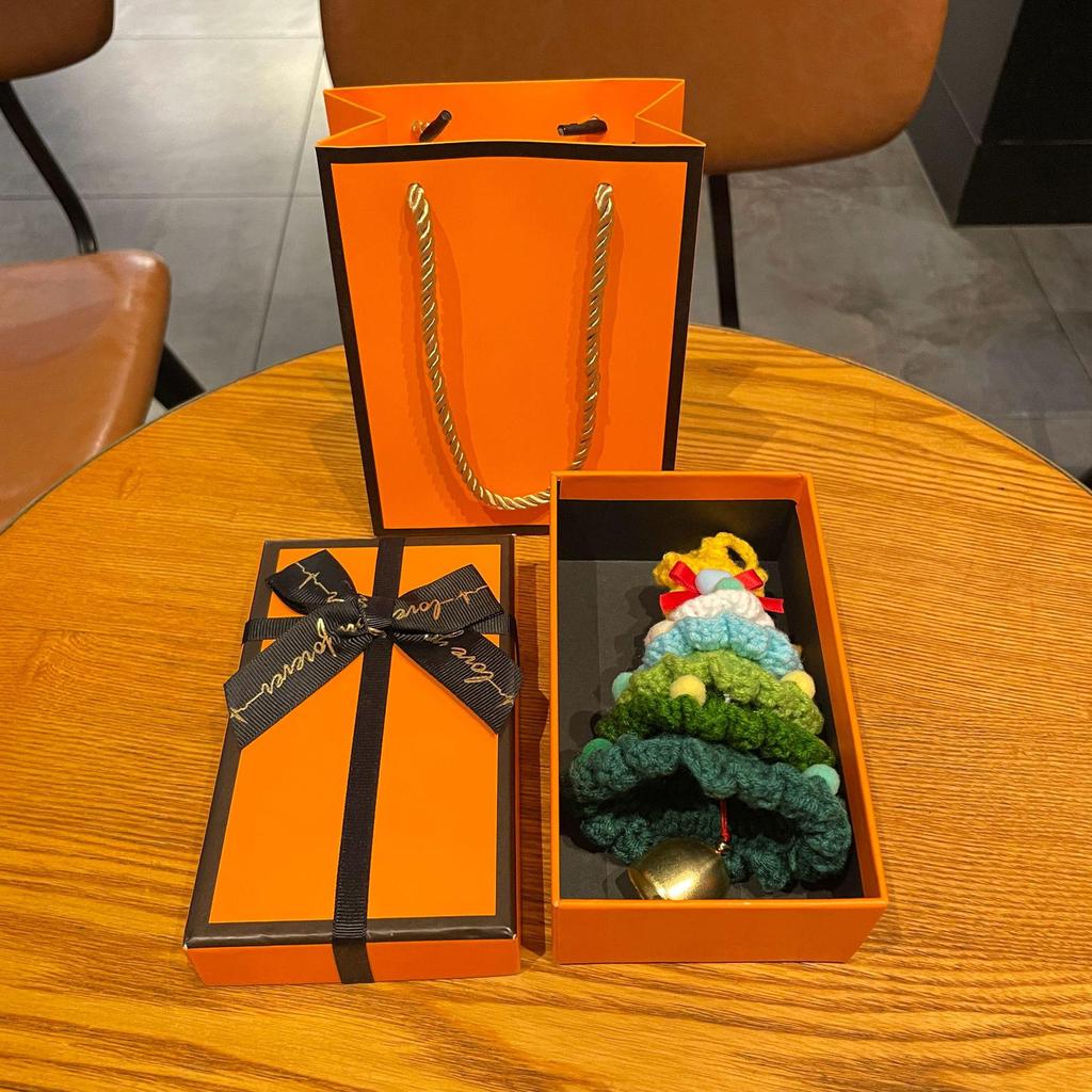 Международная пряжа Крючком Мини Рождественская елка Украшение для автомобиля Подарок