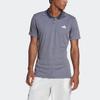 Adidas Теннисная рубашка-поло с логотипом, мужская, темно-синяя, HS3315