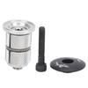 Bicycle Fork Headset Lightweight Aluminum Alloy Bike Headset Expander Plug with Stem Cover Screw for Mountain Road