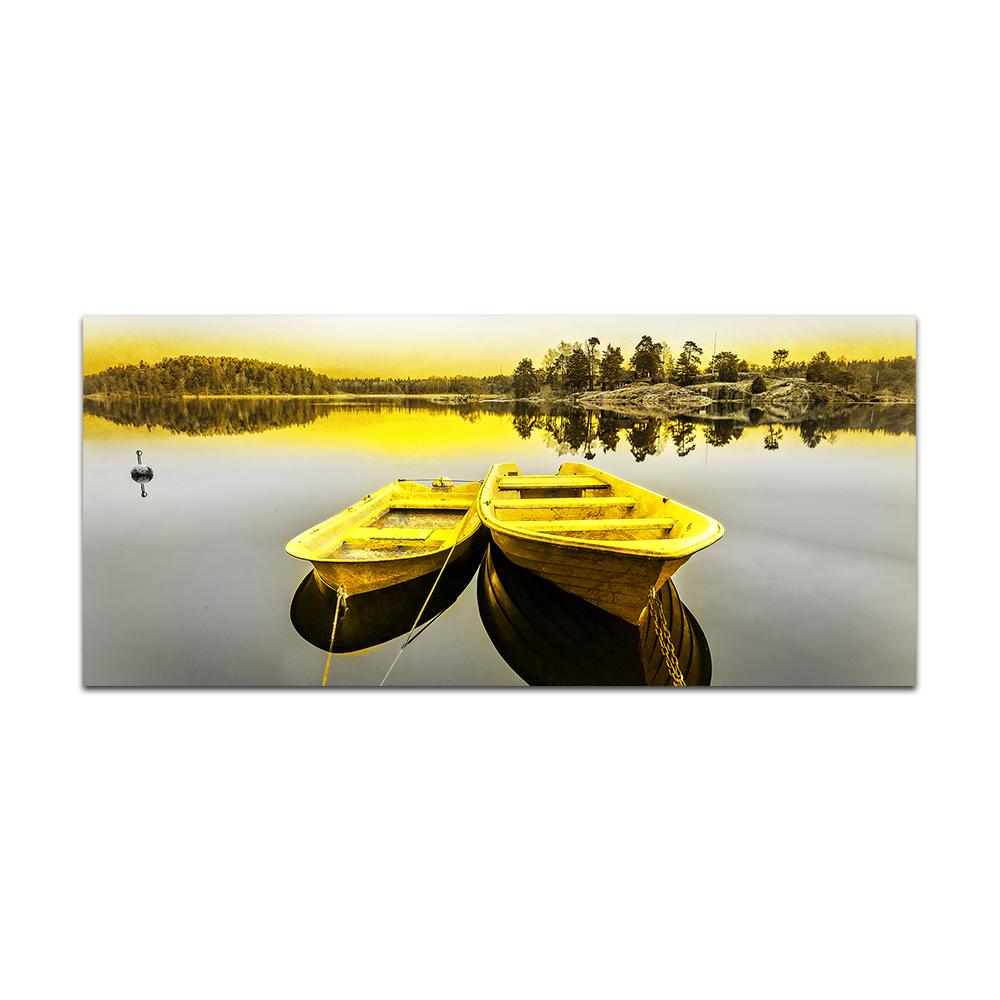 Черно-белое произведение искусства, золотой горный пейзаж, холст, картина, скандинавский постер и принт, настенное искусство, современный декор для гостиной, фото