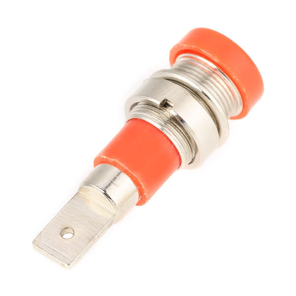 10 PCS 4.0mm Banana Jack Socket Mixed Color Female Adapter Panel Mount Banana Socket Banana Binding Post Test Probes