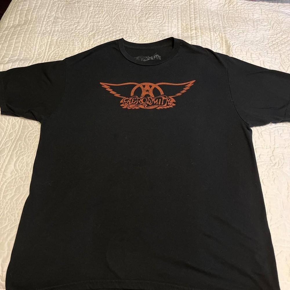 Gildan Shirts Aerosmith LOGO Short Sleeve Unisex S to 5XL MQ564 Unisex T-Shirt