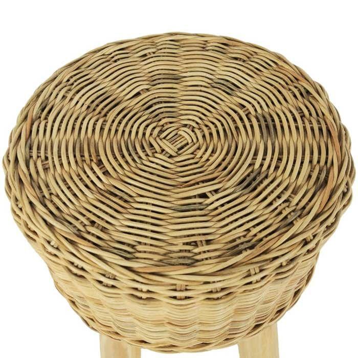 Maison Exclusive - Tabouret de bar Rotin naturel