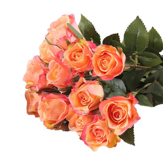 12шт искусственный цветок розы ручной работы домашний декор для свадебной вечеринки подарок на день Святого Валентина