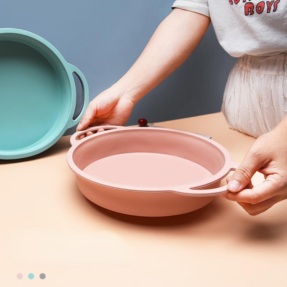 Круглая форма для торта, обернутая на косточках, легкая силиконовая форма для выпекания хлеба, силиконовая форма для торта