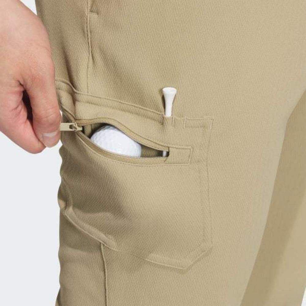 Adidas Golf Men S 9 10 Cargo Pocket pantS Beige Im7234