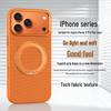 Чехол-подставка с вращающимся магнитным держателем для iPhone 17 Pro Max - Ткань Tech, Ударопрочный