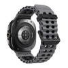 Двухцветный спортивный силиконовый ремешок для Samsung Galaxy Watch Ultra Морской ремешок-браслет для GalaxyWatch Ultra 47 мм Ремешок для часов