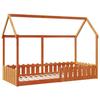 VidaXL Cadre de lit d'enfants forme de maison 90x190cm bois massif pin, cadre de lit en forme de maison, cadre de lit pour 850694