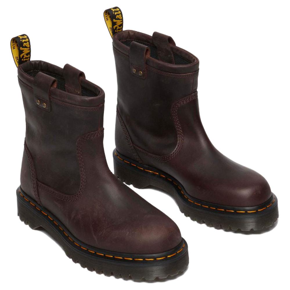 Dr. Martens Кожаные Повседневные Универсальные Простые Удобные Ботильоны Мужские ботильоны Темно-коричневые 31880201