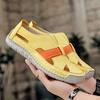 Fashion High Quality Men Sandals Leather Summer Men's Loafers Outdoor Breathable Couples Beach Sandals Roman Shoes