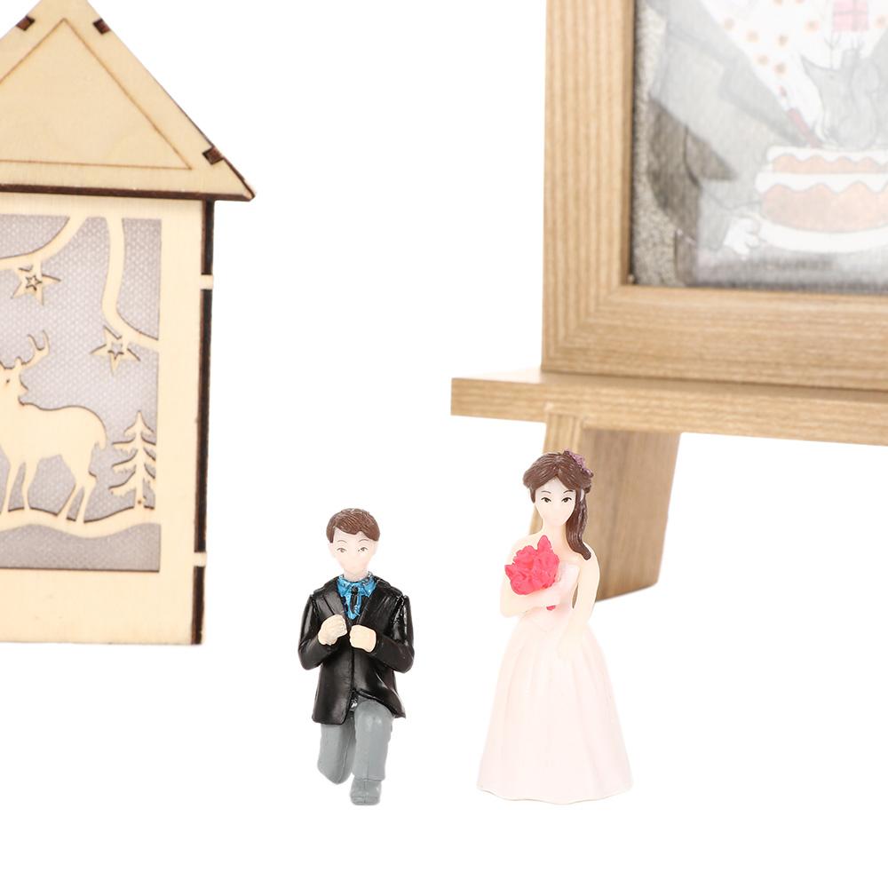 Boy Home Decoration Proposing Wedding Doll Couple Figurines Ornaments Marriage Lover Miniatures