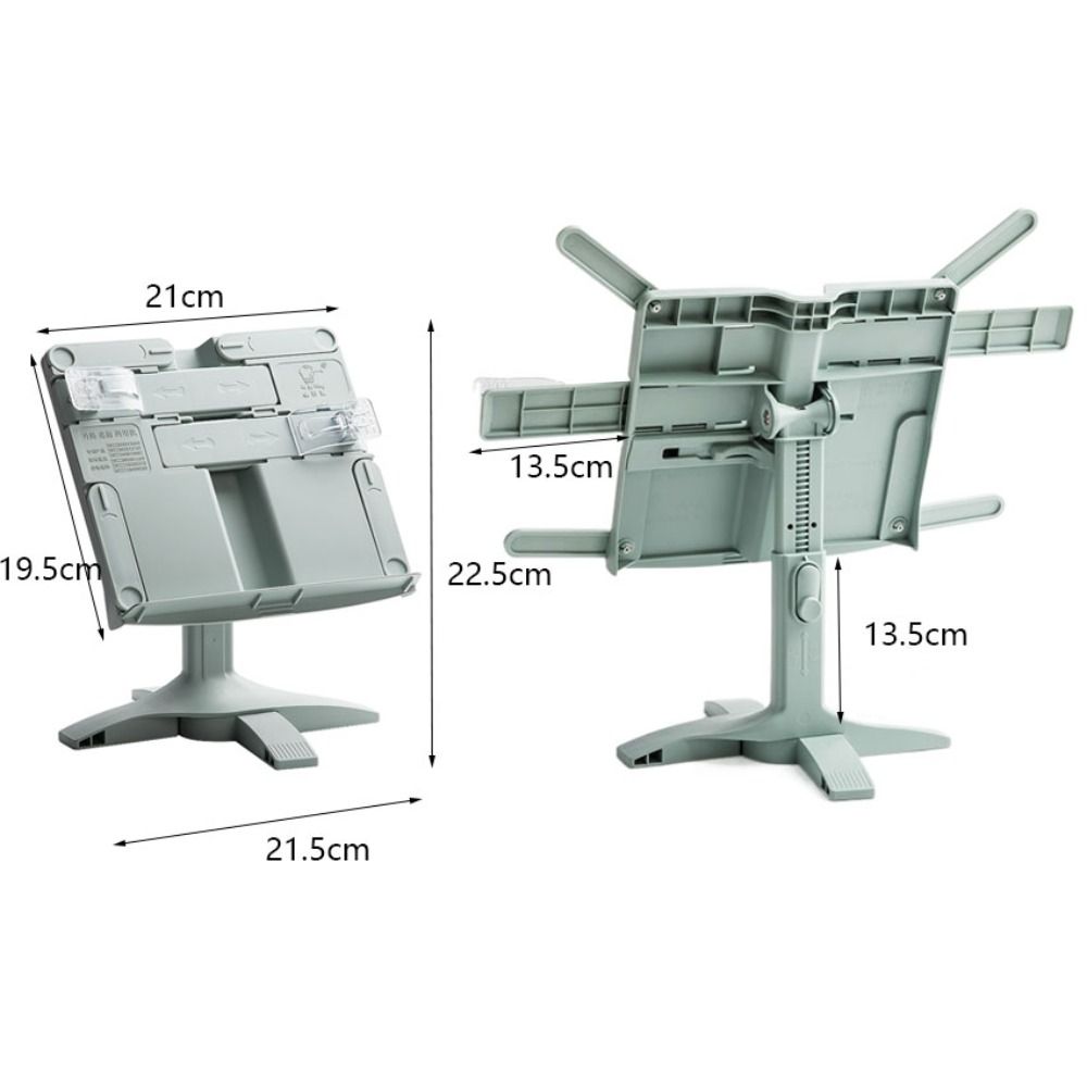 Adjustable Angle Lifting Landing Book Stand Extendable Book Holder Portable Reading Bookshelf  Pad