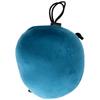 Wings Travel Pillow Croissant Made of Thermoplastic Foam Blue