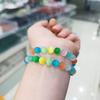Универсальный браслет из камня «Кошачий глаз» Радужный - Простой Кристальный бусины Подарок с индивидуальностью