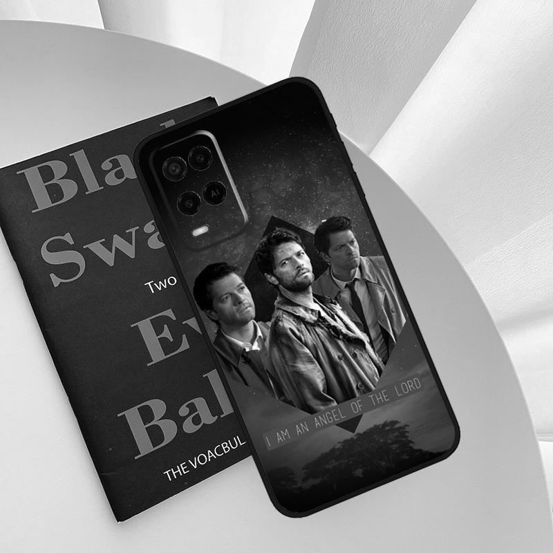 Supernatural Castiel Case For Oppo A52 A72 A76 A96 A54 A74 A94 A54S A57S A58 A78 A98 A57 A77 A15 A16 A17 Cover