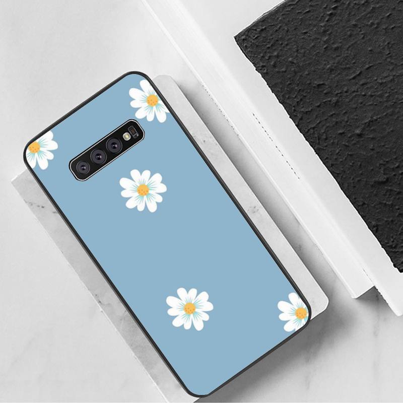 Чехол для телефона с маленьким цветком для Samsung Galaxy S7 Edge Plus S9 S20Plus S20ULTRA S10lite S225G S10