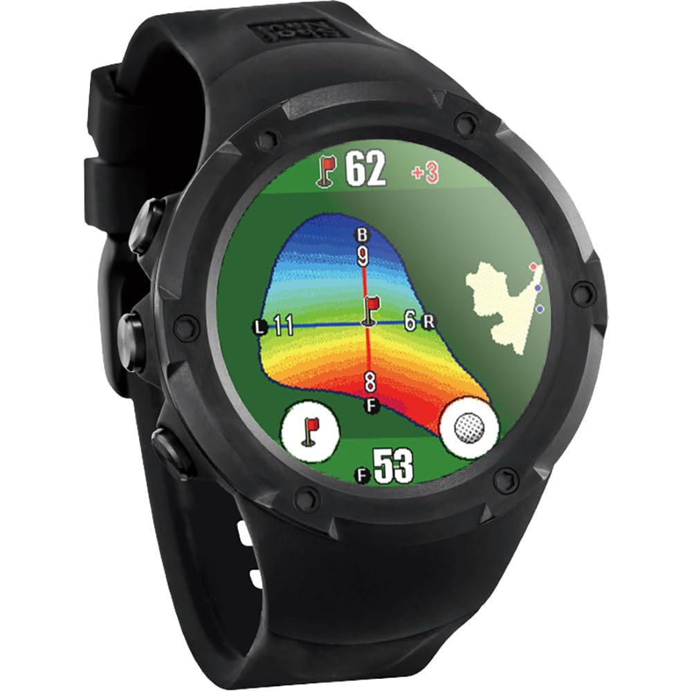 Shot Navi Evolve PRO Touch Черный дюймовый цветной сенсорный ЖК-дисплей Новейший чип GPS Автоматическое измерение дальности полета Расчетная разница высот