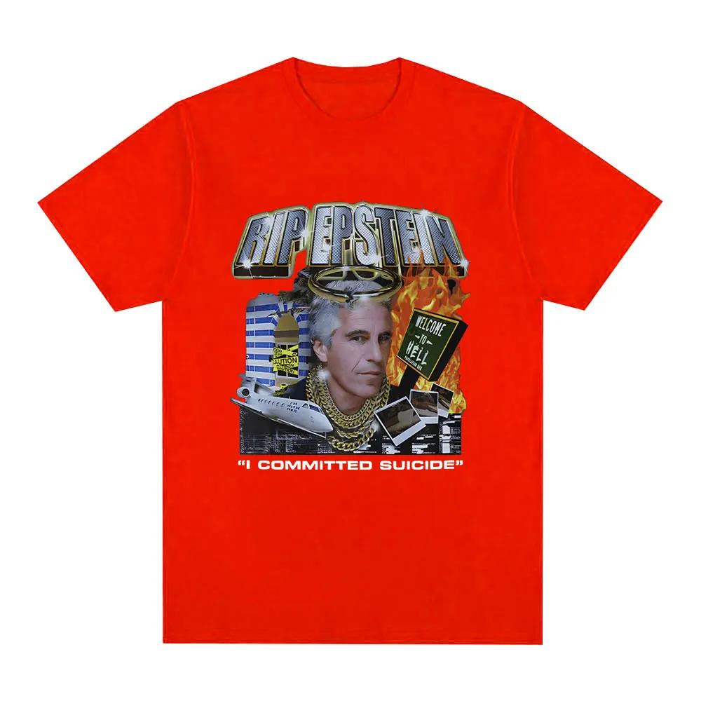 Графическая футболка Джеффри Эпштейна Женская Модная Повседневная Футболка с Коротким Рукавом Винтажная Готическая Футболка Оверсайз Уличная Одежда