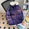Уличная мода Хлопковая одежда для мужчин и женщин, новый стиль, утепленные куртки с капюшоном на хлопковой подкладке для пар, зимние пальто