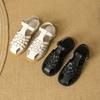 Fashion Women's Sandals 2025 Retro Cut Gladiator Style Summer Shoes Soft Braid Peeping Toes Women's Outdoor Sandals Platform Sandals