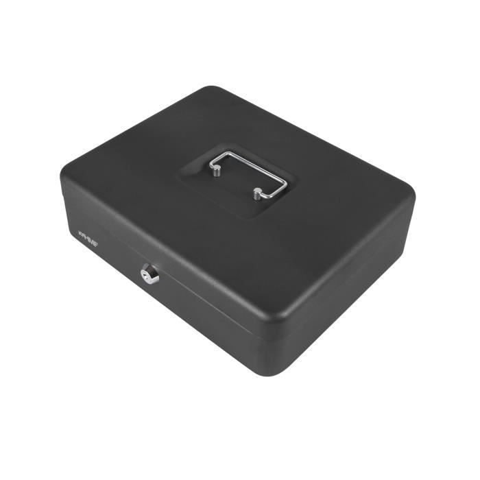 HMF 4215-02 Касса для денег с евро-счетчиком монет - Черный - 30 x 24 x 9 см