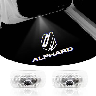 Новый Alphard 40 серии Свет в салоне Свет приветствия на двери Светодиодная лампа проекция логотипа Toyota Alphard 40 серии Свет в салоне Светостойкий Автомобиль D