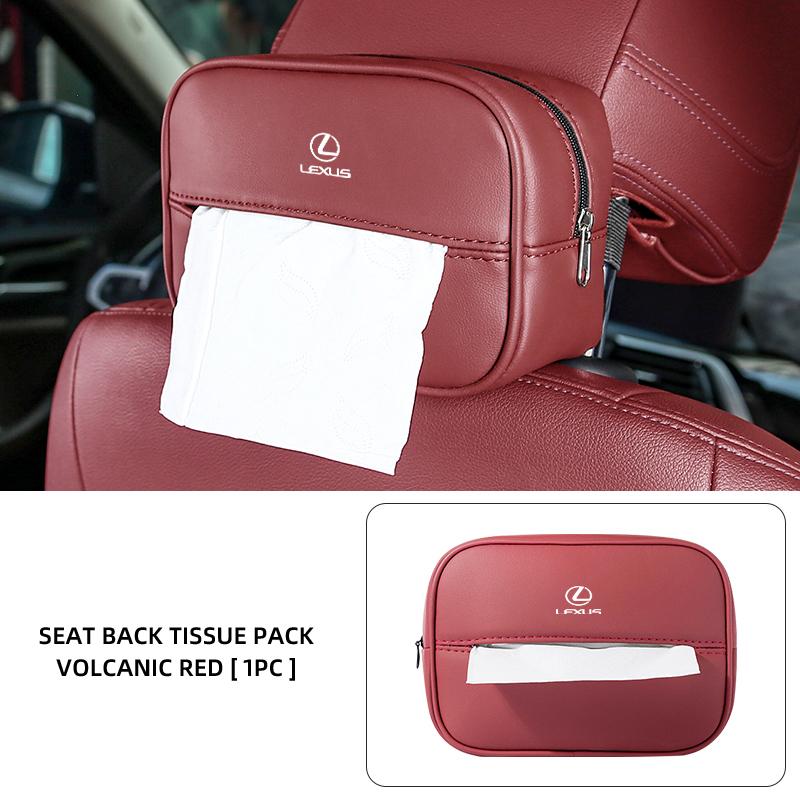 2026 Hot Interior Stickers Car Seatback Organizer Tissue Box Napkin Holder Paper Case Accessories For Lexus IS250 IS200 ES350 GS