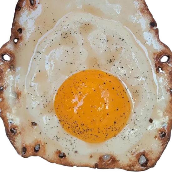 1/2/3/4Pcs Fried Egg Wall Decoration Fried Egg Hanging On a Nail Wall Art Home