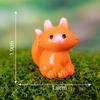 Mini Fairy Garden DecorationResin Small Animal Statue Simple Style Animal Theme Decoration Accessories
