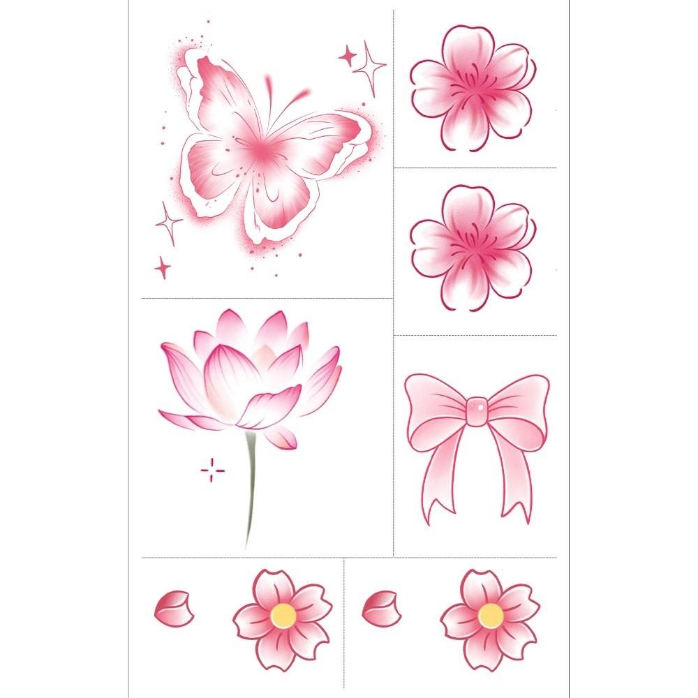 Water Transfer Paper Butterfly Temporary Tattoo Stickers Fake Tattoo Stickers Body Art