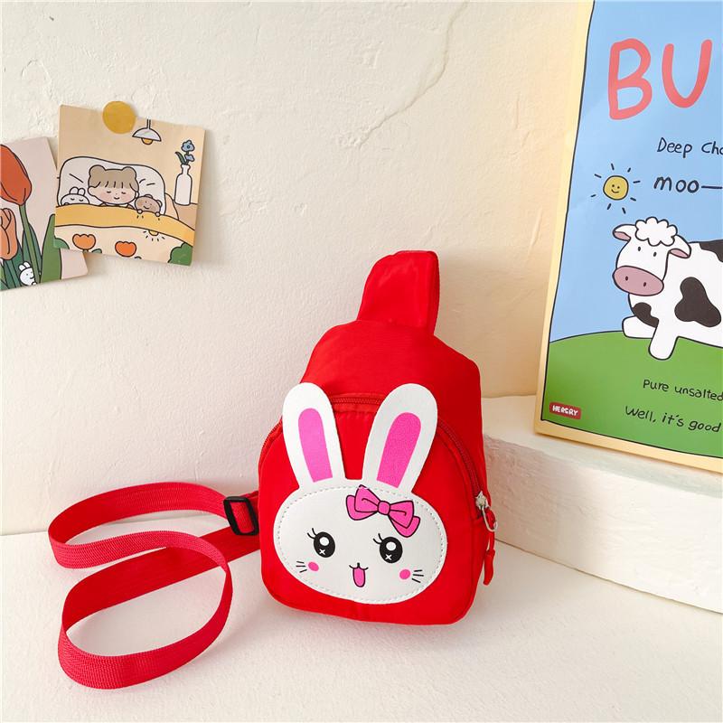 Kids Pattern Rabbit Crossbody Bag With Fun Animal Print For Preschool Children