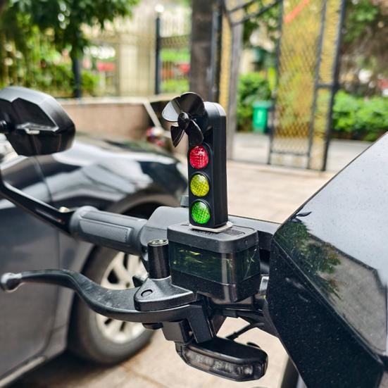 Мотоциклетный светофор, автомобильные украшения, крутые оригинальные указатели поворота, украшение для мотоцикла с красными, желтыми, зелеными огнями