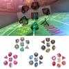 7pcs/set D4 D6 D8 D10 D12 D20 Multi Sides Polyhedral Dice Set Dices Game Accessory Glitter