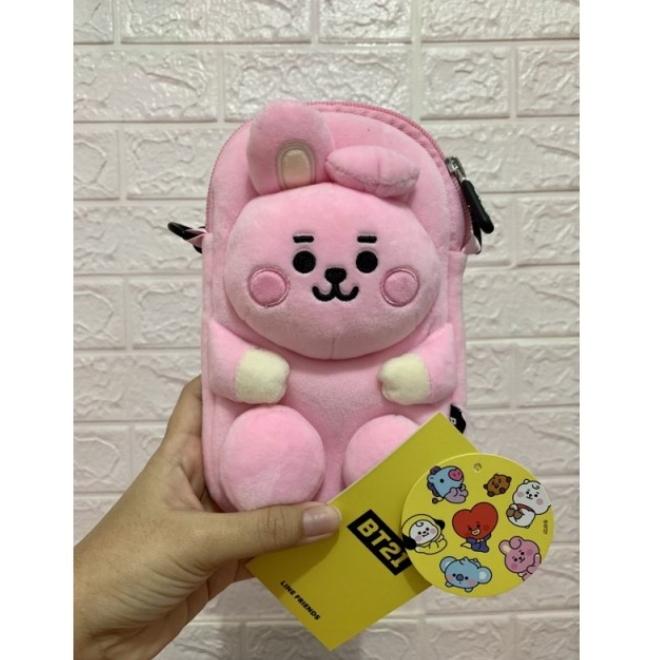 Официальная сумка через плечо BTS BT21 для куклы Baby Doll, подлинная сумка через плечо