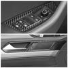 Carbon Fiber Car Interior Door Handle Panel Trim Cover For Volkswagen VW Magotan Arteon Window Control Panel Sticker