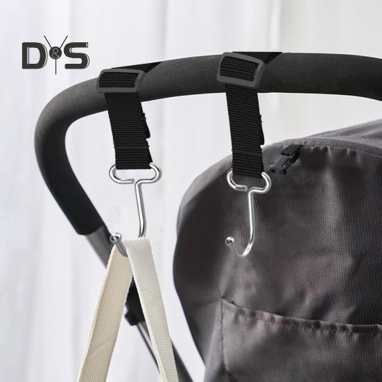 1 пара регулируемых плетеных крючков для автомобильных подголовников, многофункциональные, простые в установке, автоматические вешалки на заднее сиденье, сверхмощные крючки для детской коляски, органайзеры