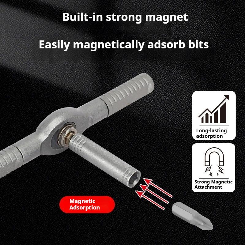 Multifunctional Ratchet Screwdriver Set 32 in 1 Wrench Driver S2 Steel High Hardness Socket Screwdriver Set