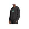 Adidas Equipment Series FW24 Sports Loose Long Sleeve Crewneck Sweatshirt Men Sweatshirt Black JL9273