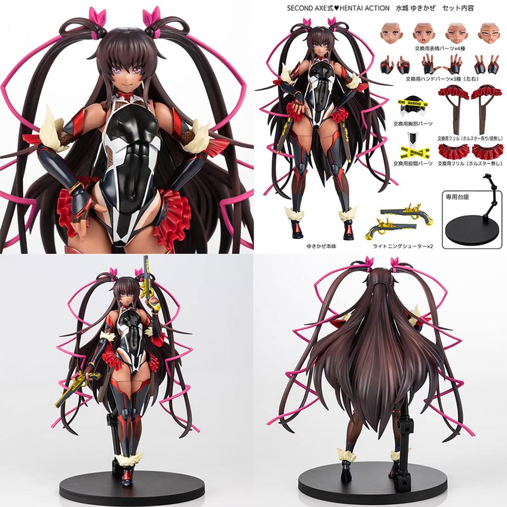PINNKL Figure Collection Hentai Action Figure Mizuki Yukikaze Ninja Naughty Anime Figure Exposed Big Breasts Hot Girl Statue Boxed Toy Model Animation