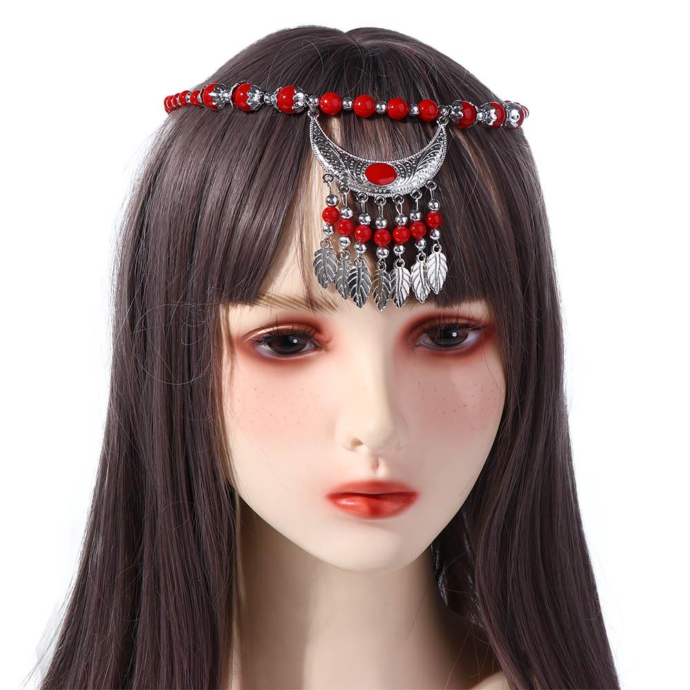 Hairdress Headband National style Forehead Chain Fashion Jewelry Eyebrow Pendant Women Necklace