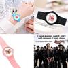 Children Digital Watch With Night Light Waterproof Silicone Strap For Students