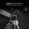 NITEIZE Двойное кольцо для ключей из нержавеющей стали Серебристый брелок-карабин